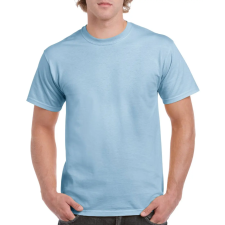 GILDAN Rövid ujjú klasszikus szabású póló, Gildan GI5000, Light Blue-3XL férfi póló