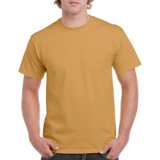 GILDAN Rövid ujjú klasszikus szabású póló, Gildan GI5000, Old Gold-XL