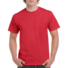 GILDAN Rövid ujjú klasszikus szabású póló, Gildan GI5000, Red-4XL