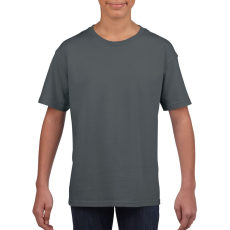 GILDAN Rövid ujjú Softstyle gyerekpóló, Gildan GIB64000, Charcoal-L
