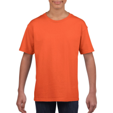 GILDAN Rövid ujjú Softstyle gyerekpóló, Gildan GIB64000, Orange-XL gyerek póló
