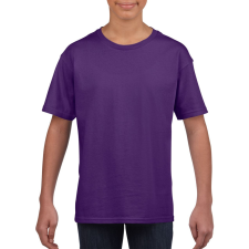 GILDAN Rövid ujjú Softstyle gyerekpóló, Gildan GIB64000, Purple-XL gyerek póló