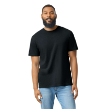 GILDAN Softstyle® CVC póló (Pitch Black, S) munkaruha
