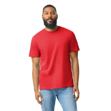 GILDAN Softstyle® CVC póló (Red Mist, L) munkaruha