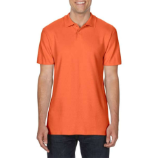 GILDAN softstyle Gildan GI64800, Dupla piké galléros póló, Orange-S