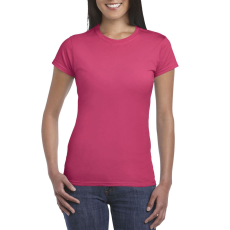 GILDAN Softstyle ® gyűrűs fonású pamut női póló (heliconia, 2XL)