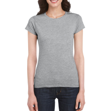 GILDAN Softstyle ® gyűrűs fonású pamut női póló (RS Sport Grey, S) női póló