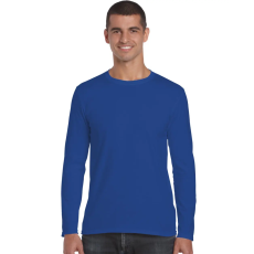 GILDAN Softstyle hosszú ujjú pamut póló, Gildan GI64400, Royal-2XL