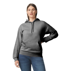 GILDAN Softstyle kapucnis pulóver kenguruzsebbel, Gildan GISF500, Charcoal-3XL
