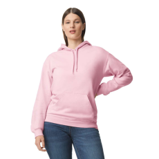 GILDAN Softstyle kapucnis pulóver kenguruzsebbel, Gildan GISF500, Light Pink-L