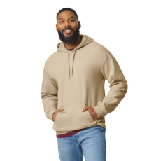 GILDAN Softstyle kapucnis pulóver kenguruzsebbel, Gildan GISF500, Sand-2XL
