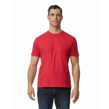 GILDAN softstyle pamut póló, GI980, kereknyakú, True Red-XL férfi póló