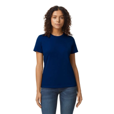 GILDAN Softstyle® puha, gyűrűs fonású pamut női póló (navy, L)