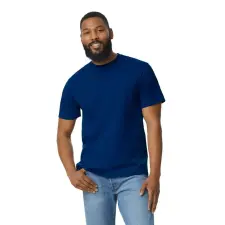GILDAN Softstyle® puha, gyűrűs fonású pamut póló (navy, 2XL) munkaruha