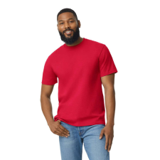 GILDAN Softstyle® puha, gyűrűs fonású pamut póló (red, L) munkaruha