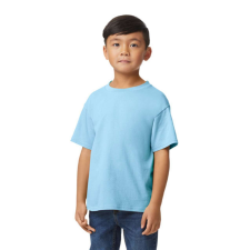 GILDAN Softstyle rövid ujjú kereknyakú gyerekpóló, Gildan GIB65000, Light Blue-L gyerek póló