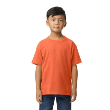 GILDAN Softstyle rövid ujjú kereknyakú gyerekpóló, Gildan GIB65000, Orange-M gyerek póló