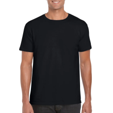 GILDAN Softstyle rövid ujjú környakas póló, Gildan GI64000, Black-S