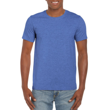 GILDAN Softstyle rövid ujjú környakas póló, Gildan GI64000, Heather Royal-2XL férfi póló