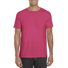 GILDAN Softstyle rövid ujjú környakas póló, Gildan GI64000, Heliconia-3XL