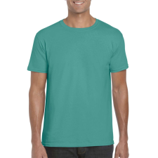 GILDAN Softstyle rövid ujjú környakas póló, Gildan GI64000, Jade Dome-2XL férfi póló