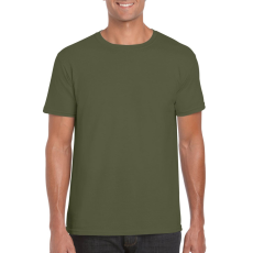 GILDAN Softstyle rövid ujjú környakas póló, Gildan GI64000, Military Green-XL
