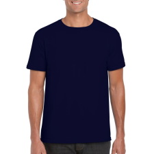 GILDAN Softstyle rövid ujjú környakas póló, Gildan GI64000, Navy-4XL férfi póló