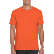 GILDAN Softstyle rövid ujjú környakas póló, Gildan GI64000, Orange-4XL