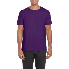 GILDAN Softstyle rövid ujjú környakas póló, Gildan GI64000, Purple-4XL férfi póló
