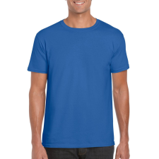 GILDAN Softstyle rövid ujjú környakas póló, Gildan GI64000, Royal-3XL férfi póló