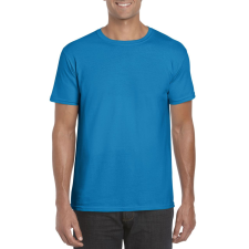 GILDAN Softstyle rövid ujjú környakas póló, Gildan GI64000, Sapphire-L férfi póló