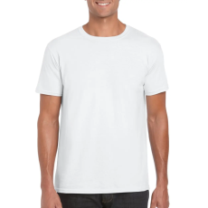 GILDAN Softstyle rövid ujjú környakas póló, Gildan GI64000, White-L