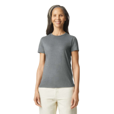 GILDAN Softstyle testhez álló rövid ujjú női póló, Gildan GIL64000, Graphite Heather-2XL női póló