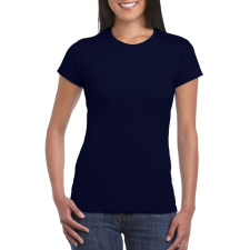 GILDAN Softstyle testhez álló rövid ujjú női póló, Gildan GIL64000, Navy-XL női póló