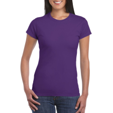 GILDAN Softstyle testhez álló rövid ujjú női póló, Gildan GIL64000, Purple-L női póló
