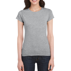 GILDAN Softstyle testhez álló rövid ujjú női póló, Gildan GIL64000, RS Sport Grey-M