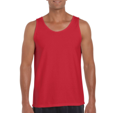 GILDAN Softstyle ujjatlan férfi pamut póló, Gildan GI64200, Red-S férfi póló