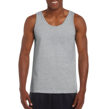 GILDAN Softstyle ujjatlan férfi pamut póló, Gildan GI64200, RS Sport Grey-L férfi póló