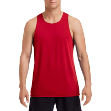 GILDAN Sport hátú Actíve Fit férfi trikó, Gildan GI46200, Sport Scarlet Red-3XL atléta, trikó