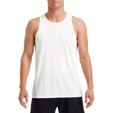 GILDAN Sport hátú Actíve Fit férfi trikó, Gildan GI46200, White-3XL