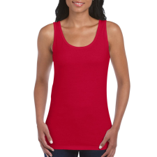 GILDAN Testhez álló, oldalvarrott női trikó, Gildan GIL64200, Cherry Red-XL női trikó