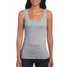 GILDAN Testhez álló, oldalvarrott női trikó, Gildan GIL64200, RS Sport Grey-XL