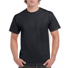 GILDAN ultra GI2000 környakas pamut póló, Black-3XL férfi póló