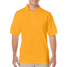 GILDAN Uniszex Galléros póló Rövid ujjú Gildan DryBlend Adult Jersey Polo - 2XL, Aranysárga férfi póló