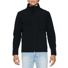 GILDAN Uniszex kabát Gildan GISS800 Hammer Softshell Jacket -S, Black férfi kabát, dzseki