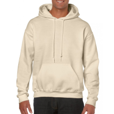 GILDAN Uniszex kapucnis pulóver Gildan GI18500 Heavy Blend Adult Hooded Sweatshirt -3XL, Sand férfi pulóver, kardigán