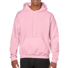 GILDAN Uniszex kapucnis pulóver Gildan GI18500 Heavy Blend Adult Hooded Sweatshirt -4XL, Light Pink férfi pulóver, kardigán