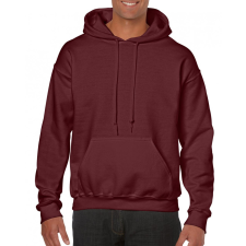 GILDAN Uniszex kapucnis pulóver Gildan GI18500 Heavy Blend™ Adult Hooded Sweatshirt -M, Maroon férfi pulóver, kardigán