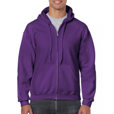 GILDAN Uniszex kapucnis pulóver Gildan GI18600 Heavy Blend Adult Full Zip Hooded Sweatshirt -3XL, Purple férfi pulóver, kardigán