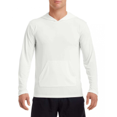 GILDAN Uniszex póló Gildan GI46500 performance® Adult Hooded T-Shirt -2XL, White